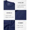 imageMAGCOMSEN Mens Pocket T Shirts Short Sleeve Cotton Moisture Wicking Plain Tshirts Casual Lightweight Summer Basic TeesNavycotton