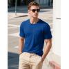 imageMAGCOMSEN Mens Pocket Tee Shirts UPF 80 Sun Protection Shirts Lightweight Moisture Wicking Crewneck Casual Summer TeesRoyal Blue
