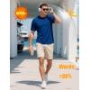 imageMAGCOMSEN Mens Pocket Tee Shirts UPF 80 Sun Protection Shirts Lightweight Moisture Wicking Crewneck Casual Summer TeesRoyal Blue