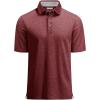 imageMAGCOMSEN Mens Polo Shirt Quick Dry Performance Short Sleeve Tactical Shirts Pique Jersey Golf ShirtWine