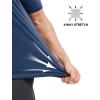 imageMAGCOMSEN Mens Rash Guard Short Sleeve UPF 50 Sun UV Quick Dry Shirts Workout Swim Running Athletic TShirtBluegrey