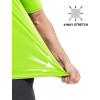 imageMAGCOMSEN Mens Rash Guard Short Sleeve UPF 50 Sun UV Quick Dry Shirts Workout Swim Running Athletic TShirtFlgreen