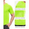 imageMAGCOMSEN Mens Rash Guard Short Sleeve UPF 50 Sun UV Quick Dry Shirts Workout Swim Running Athletic TShirtFlgreen