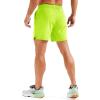 imageMAGCOMSEN Mens Running Shorts 5quot Quick Dry Lightweight Hiking Shorts with Pockets for Workout Athletic Gym02neon Green