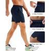 imageMAGCOMSEN Mens Running Shorts 5quot Quick Dry Lightweight Hiking Shorts with Pockets for Workout Athletic Gym03navy