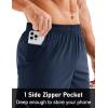 imageMAGCOMSEN Mens Running Shorts 5quot Quick Dry Lightweight Hiking Shorts with Pockets for Workout Athletic Gym03navy