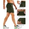 imageMAGCOMSEN Mens Running Shorts 5quot Quick Dry Lightweight Hiking Shorts with Pockets for Workout Athletic Gym05army Green