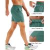 imageMAGCOMSEN Mens Running Shorts 5quot Quick Dry Lightweight Hiking Shorts with Pockets for Workout Athletic Gym08fern Green
