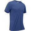 imageMAGCOMSEN Mens Short Sleeve UPF 50 Shirts Quick Dry Athletic Swim Tshirt Running Workout Gym Hiking Fishing Rash GuardBluegrey