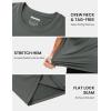 imageMAGCOMSEN Mens Short Sleeve UPF 50 Shirts Quick Dry Athletic Swim Tshirt Running Workout Gym Hiking Fishing Rash GuardDarkgray