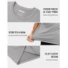imageMAGCOMSEN Mens Short Sleeve UPF 50 Shirts Quick Dry Athletic Swim Tshirt Running Workout Gym Hiking Fishing Rash GuardLightgray