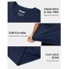imageMAGCOMSEN Mens Short Sleeve UPF 50 Shirts Quick Dry Athletic Swim Tshirt Running Workout Gym Hiking Fishing Rash GuardNavyblue