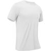 imageMAGCOMSEN Mens Short Sleeve UPF 50 Shirts Quick Dry Athletic Swim Tshirt Running Workout Gym Hiking Fishing Rash GuardWhite