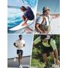 imageMAGCOMSEN Mens Short Sleeve UPF 50 Sun Protection Shirts Quick Dry Athletic TShirt Hiking Running Swimming Rash GuardDark Gray