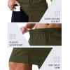 imageMAGCOMSEN Mens Swim Trunks with Compression Liner 9quot Quick Dry Beach Shorts with Zipper PocketsArmy Green