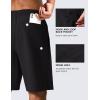 imageMAGCOMSEN Mens Swim Trunks with Compression Liner 9quot Quick Dry Beach Shorts with Zipper PocketsBlack