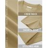 imageMAGCOMSEN Mens TShirts Short Sleeve UPF 80 Sun Protection Lightweight Moisture Wicking Casual Crew Neck Basic TeesKhaki