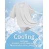 imageMAGCOMSEN Mens TShirts UPF 50 Cooling Short Sleeve Shirts Cotton Lightweight Moisture Wicking Soft Casual Summer TeesWhite