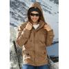 imageMAGCOMSEN Mens Winter Jacket Cotton Fleece Lined Warm Jackets Work Cargo Military Coats with 6 Pockets2 Khaki