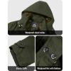 imageMAGCOMSEN Mens Winter Jacket Cotton Fleece Lined Warm Jackets Work Cargo Military Coats with 6 PocketsArmy Green