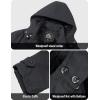 imageMAGCOMSEN Mens Winter Jacket Cotton Fleece Lined Warm Jackets Work Cargo Military Coats with 6 PocketsGrey