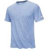 imageMAGCOMSEN Mens Workout Shirts Short Sleeve Tees Quick Dry Moisture Wicking Athletic Gym Running Crewneck TShirtLight Blue