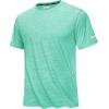 imageMAGCOMSEN Mens Workout Shirts Short Sleeve Tees Quick Dry Moisture Wicking Athletic Gym Running Crewneck TShirtLight Green