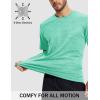 imageMAGCOMSEN Mens Workout Shirts Short Sleeve Tees Quick Dry Moisture Wicking Athletic Gym Running Crewneck TShirtLight Green