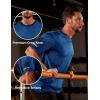 imageMAGCOMSEN Mens Workout Shirts Short Sleeve Tees Quick Dry Moisture Wicking Athletic Gym Running Crewneck TShirtMedium Blue