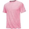 imageMAGCOMSEN Mens Workout Shirts Short Sleeve Tees Quick Dry Moisture Wicking Athletic Gym Running Crewneck TShirtPink