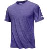 imageMAGCOMSEN Mens Workout Shirts Short Sleeve Tees Quick Dry Moisture Wicking Athletic Gym Running Crewneck TShirtViolet
