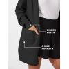 imageMAGCOMSEN Womens Cardigan Open Front Knit Hoodie Sweater Coatigan Jacket 2024 Casual Fall Trendy Coats with PocketsBlack
