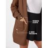 imageMAGCOMSEN Womens Cardigan Open Front Knit Hoodie Sweater Coatigan Jacket 2024 Casual Fall Trendy Coats with PocketsBrown