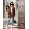 imageMAGCOMSEN Womens Cardigan Open Front Knit Hoodie Sweater Coatigan Jacket 2024 Casual Fall Trendy Coats with PocketsBrown