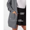 imageMAGCOMSEN Womens Cardigan Open Front Knit Hoodie Sweater Coatigan Jacket 2024 Casual Fall Trendy Coats with PocketsDark Gray
