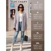 imageMAGCOMSEN Womens Cardigan Open Front Knit Hoodie Sweater Coatigan Jacket 2024 Casual Fall Trendy Coats with PocketsLight Gray