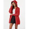 imageMAGCOMSEN Womens Cardigan Open Front Knit Hoodie Sweater Coatigan Jacket 2024 Casual Fall Trendy Coats with PocketsTomato Red