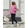 imageMAGCOMSEN Womens Fleece Hoodie Pullover Warm Long Sleeve Shirts Hooded Sweatshirt with Pockets Casual Loose FitPink