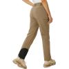 imageMAGCOMSEN Womens Fleece Lined Winter Hiking Pants Waterproof Insulated Ski Snow Pants Outdoor Hunting Softshell PantsKhaki