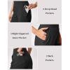 imageMAGCOMSEN Womens Golf Pants UPF 50 High Waisted Stretch 78 Ankle Dress Work Casual Slack Summer Travel Pants 5 PocketsBlack