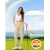 imageMAGCOMSEN Womens Golf Pants UPF 50 High Waisted Stretch 78 Ankle Dress Work Casual Slack Summer Travel Pants 5 PocketsLight Khaki