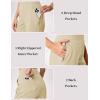 imageMAGCOMSEN Womens Golf Pants UPF 50 High Waisted Stretch 78 Ankle Dress Work Casual Slack Summer Travel Pants 5 PocketsLight Khaki