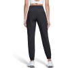 imageMAGCOMSEN Womens Hiking Pants Lightweight Quick Dry Athletic Running Joggers with Pockets Outdoor Travel SweatpantsBlack