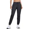 imageMAGCOMSEN Womens Hiking Pants Lightweight Quick Dry Athletic Running Joggers with Pockets Outdoor Travel SweatpantsBlack