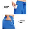 imageMAGCOMSEN Womens Hiking Pants Lightweight Quick Dry Athletic Running Joggers with Pockets Outdoor Travel SweatpantsBlue