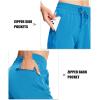 imageMAGCOMSEN Womens Hiking Pants Lightweight Quick Dry Athletic Running Joggers with Pockets Outdoor Travel SweatpantsLake Blue