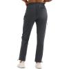 imageMAGCOMSEN Womens Hiking Pants UPF 50 Water Resistant Quick Dry Lightweight Elastic Waist Cargo Pants with 4 PocketsDark Grey