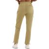 imageMAGCOMSEN Womens Hiking Pants UPF 50 Water Resistant Quick Dry Lightweight Elastic Waist Cargo Pants with 4 PocketsKhaki