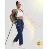 imageMAGCOMSEN Womens Hiking Pants UPF 50 Water Resistant Quick Dry Lightweight Elastic Waist Cargo Pants with 4 PocketsNavy