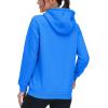 imageMAGCOMSEN Womens Hoodies Thick Fleece Lined Hooded Sweatshirt Warm Sherpa Lined Heavyweight Pullover with PocketAzure